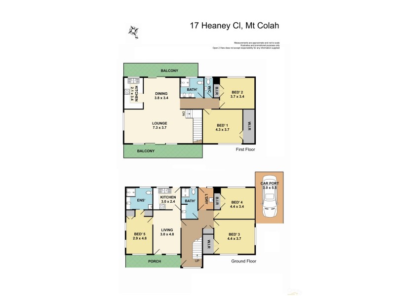 17 Heaney Close, Mount Colah NSW 2079 Floorplan