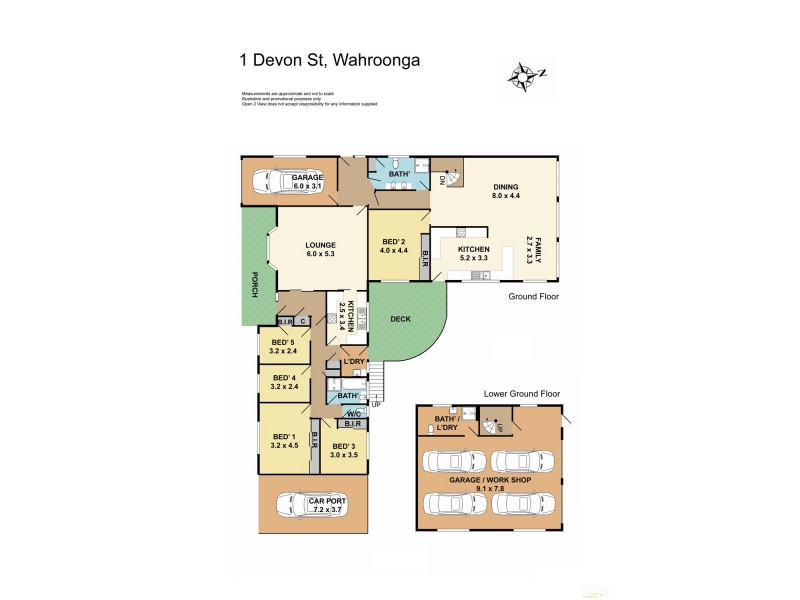 1 Devon Street, Wahroonga NSW 2076 Floorplan