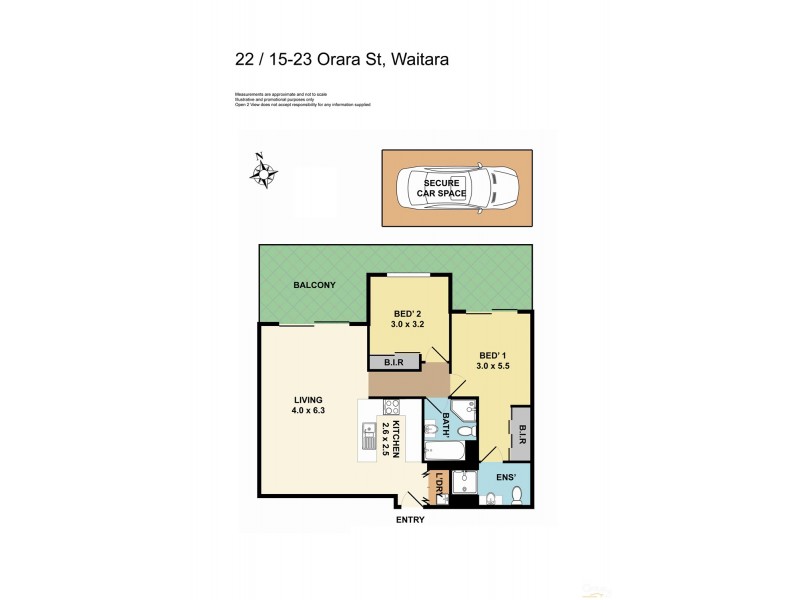 22/15-23 Orara Street, Waitara NSW 2077 Floorplan