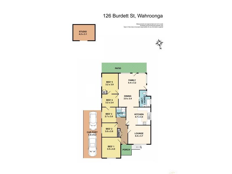 126 Burdett Street, Wahroonga NSW 2076 Floorplan