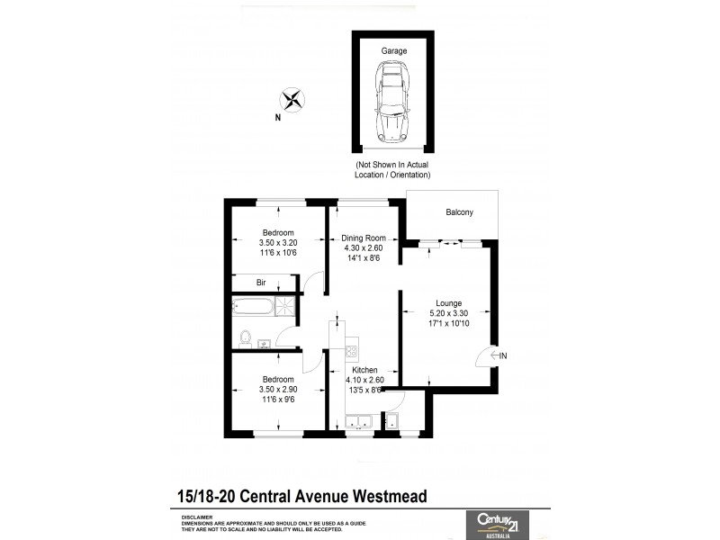 15/18-20 Central Avenue, Westmead NSW 2145 Floorplan