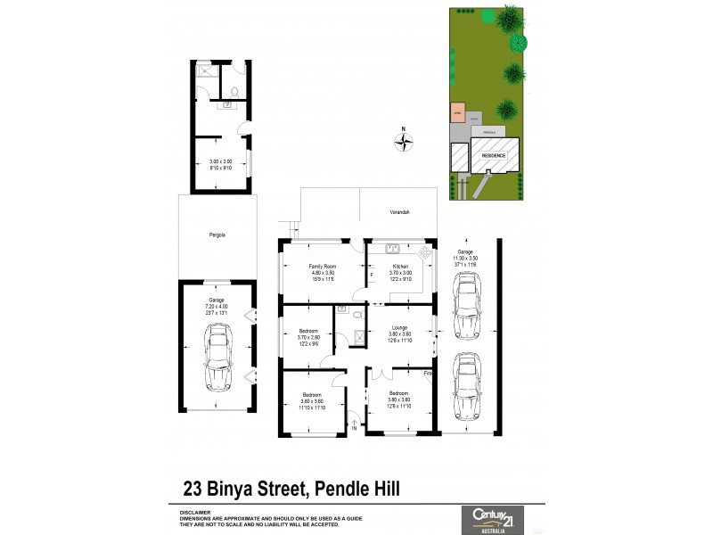 23 Binya Street, Pendle Hill NSW 2145 Floorplan