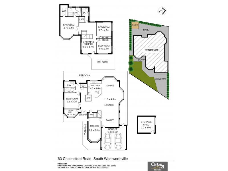 63 Chelmsford Road, South Wentworthville NSW 2145 Floorplan