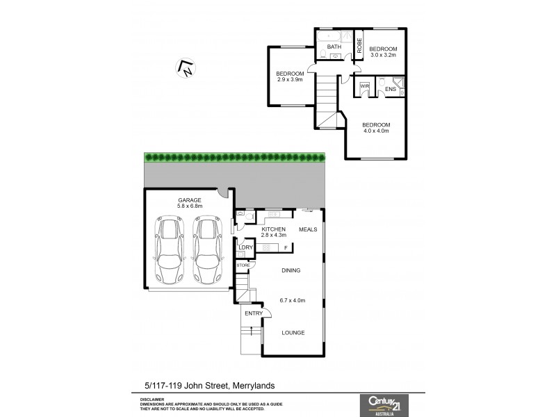 5/117-119 John Street, Merrylands NSW 2160 Floorplan
