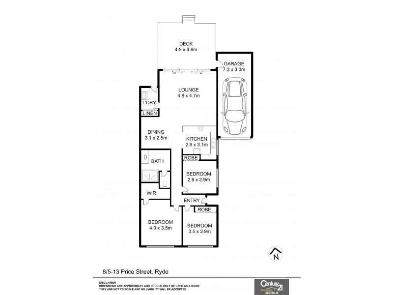 8/5-13 Price Street, Ryde NSW 2112 Floorplan