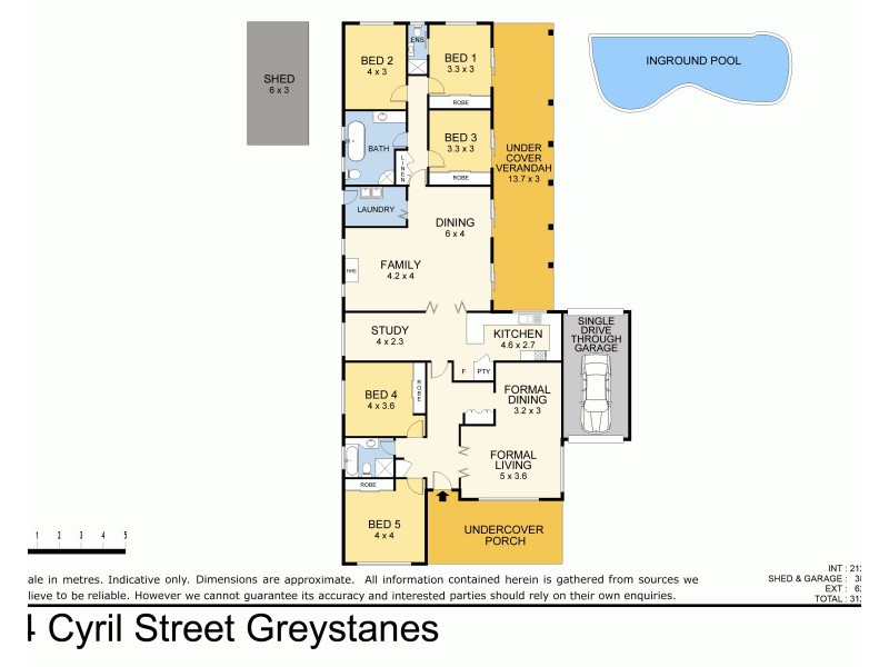4 Cyril Street, Greystanes NSW 2145 Floorplan