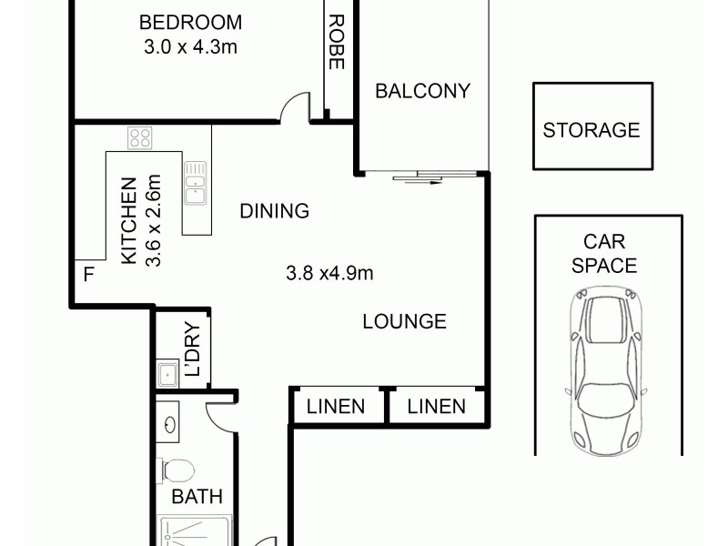 501/52 Dunmore Street, Wentworthville NSW 2145 Floorplan