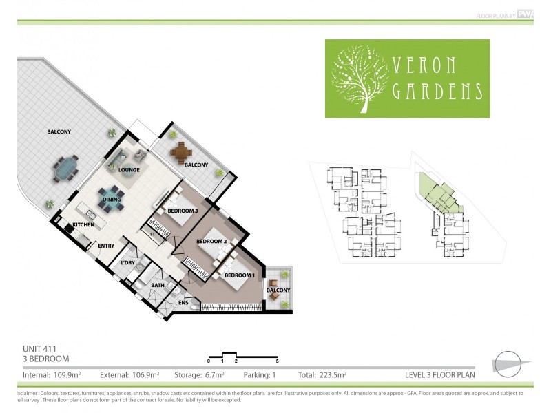 411/63-67 Veron Street, Wentworthville NSW 2145 Floorplan