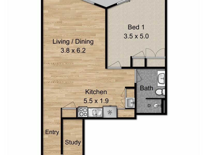 A312/6A Atkinson Street, Liverpool NSW 2170 Floorplan