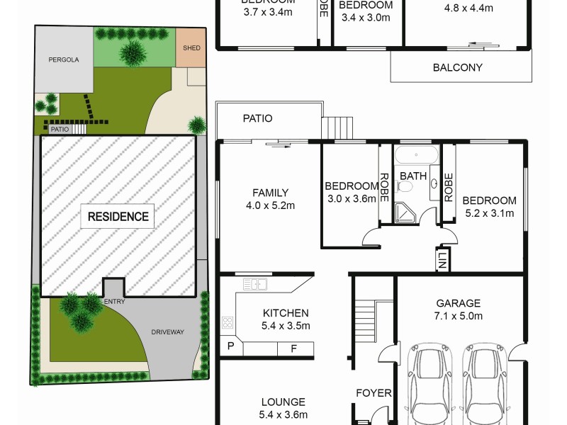 38  Birriwa Street, Greystanes NSW 2145 Floorplan
