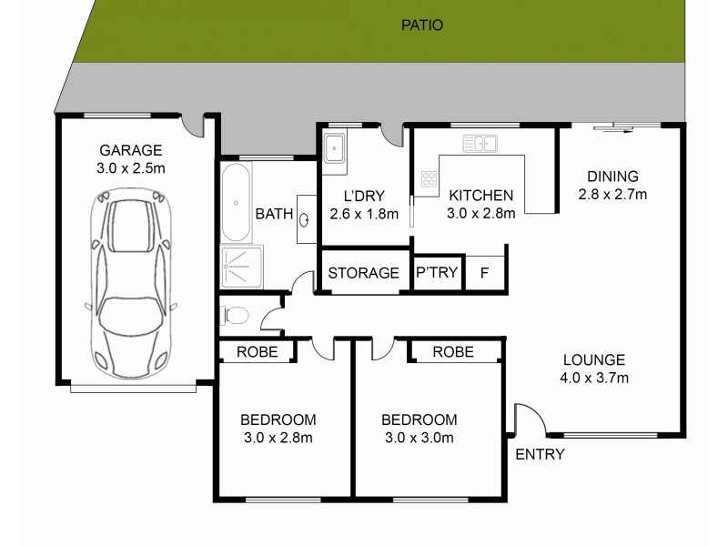 1/9  Rawson Road, South Wentworthville NSW 2145 Floorplan