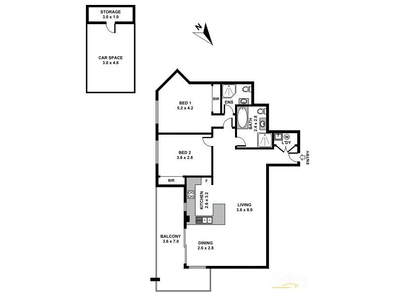 19/52-58 Courallie Avenue, Homebush West NSW 2140 Floorplan