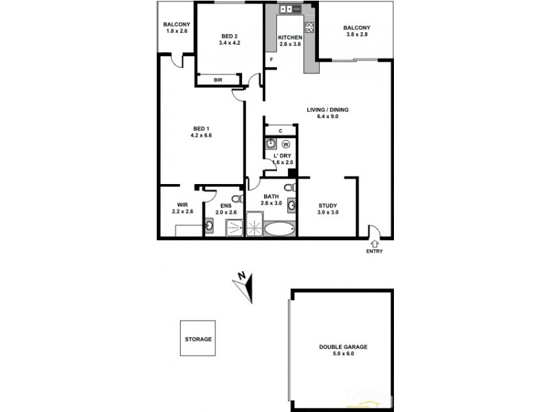 19/24-26 Post Office Road, Carlingford NSW 2118 Floorplan