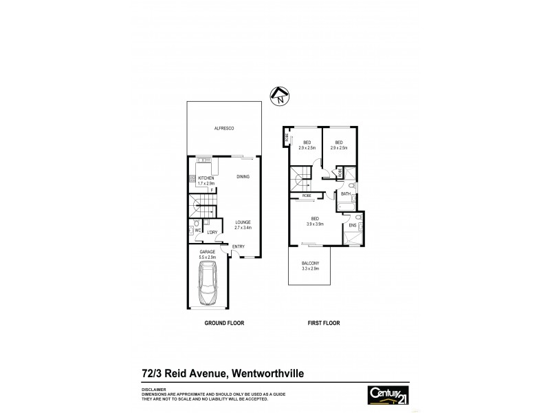 72/3 Reid Avenue, Westmead NSW 2145 Floorplan