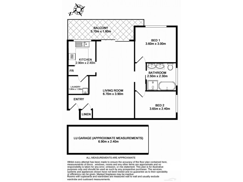 5/40-42 Martin Place, Mortdale NSW 2223 Floorplan