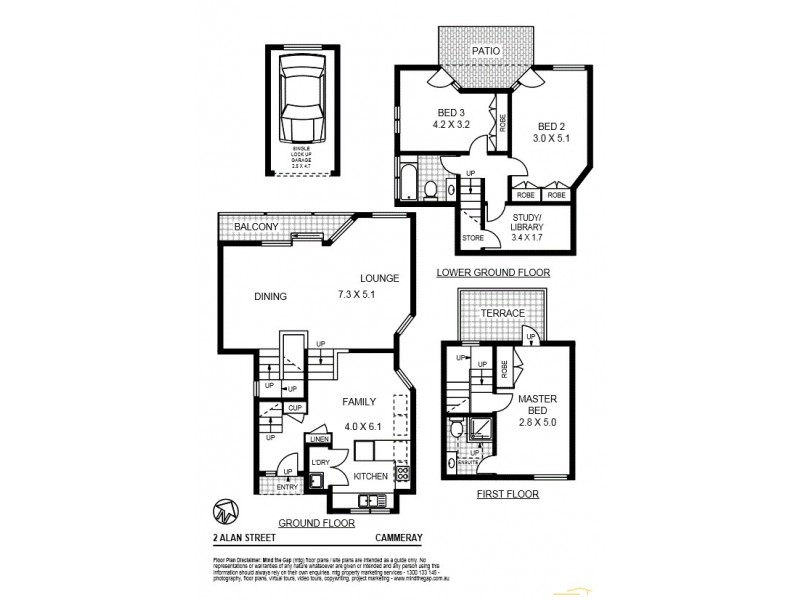 2 Alan Street, Cammeray NSW 2062 Floorplan