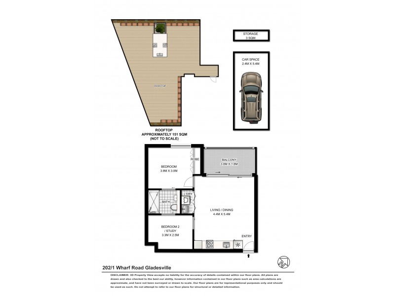 202/1 Wharf Road, Gladesville NSW 2111 Floorplan