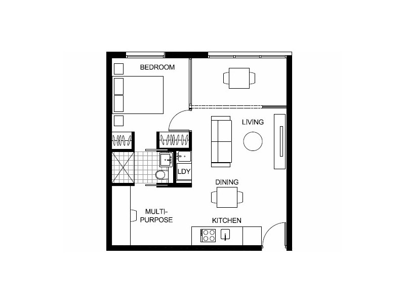 502/1 Wharf Rd, Gladesville NSW 2111 Floorplan