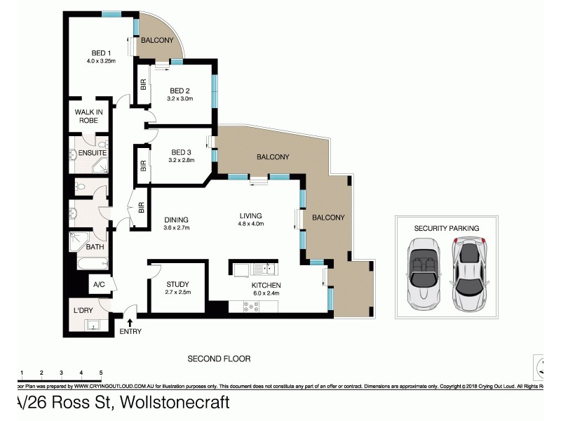 2A/26 Ross Street, Wollstonecraft NSW 2065 Floorplan