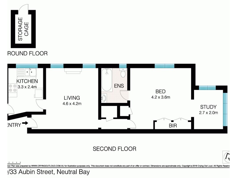 10/33 Aubin Street, Neutral Bay NSW 2089 Floorplan