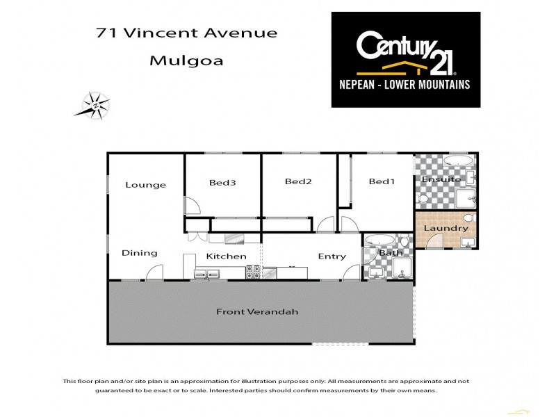 71 Vincent Avenue, Mulgoa NSW 2745 Floorplan