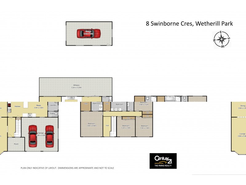 8 Swinborne Crescent, Wetherill Park NSW 2164 Floorplan