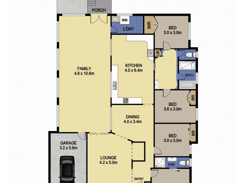 33 Castlereagh Street, Bossley Park NSW 2176 Floorplan
