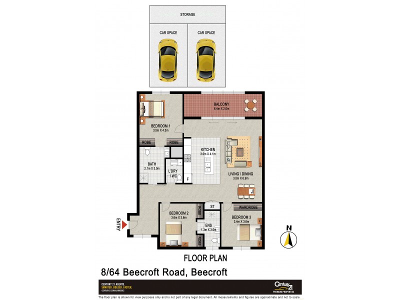 8/64 Beecroft Road, Beecroft NSW 2119 Floorplan