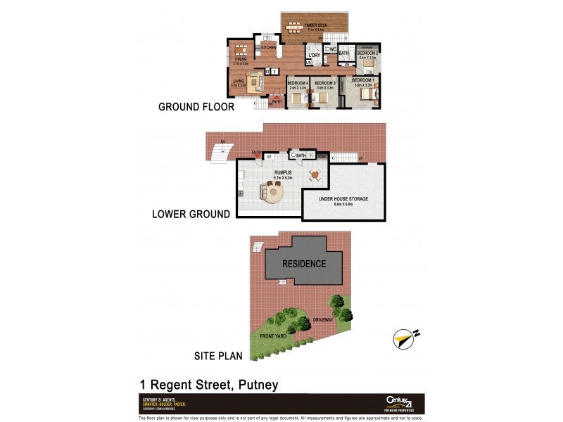 1 Regent Street, Putney NSW 2112 Floorplan