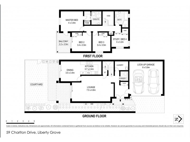 59 Charlton Drive, Liberty Grove NSW 2138 Floorplan