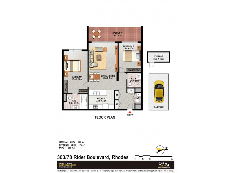 78 Rider Boulevard, Rhodes NSW 2138 Floorplan
