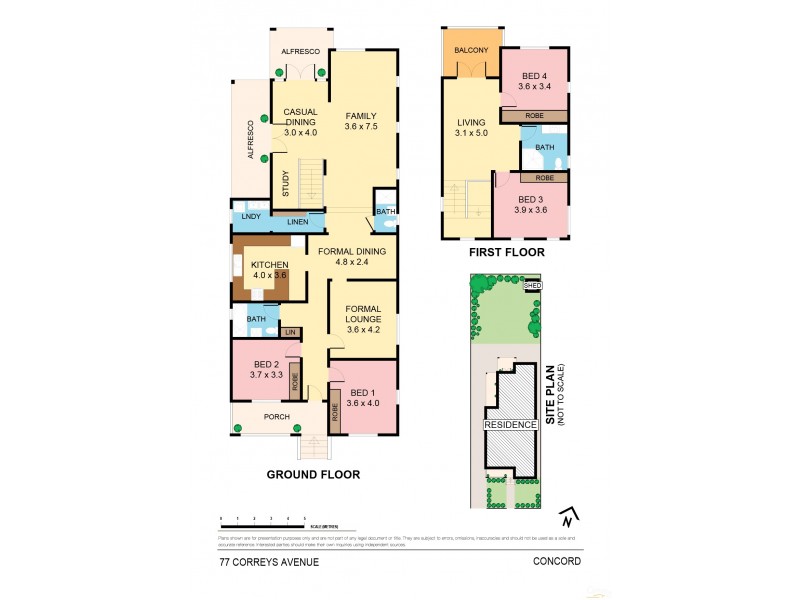 77 Correys Ave, Concord NSW 2137 Floorplan