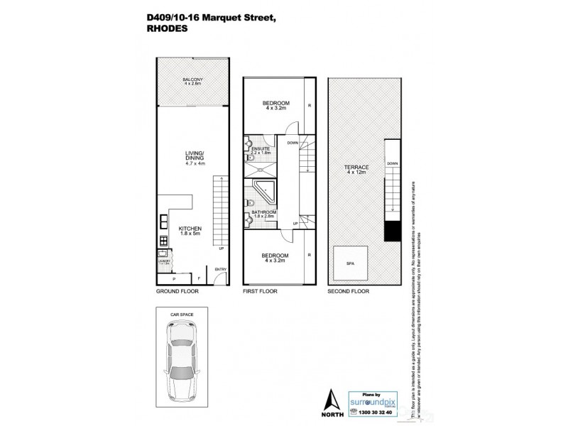 D409/10-16 Marquet Street, Rhodes NSW 2138 Floorplan