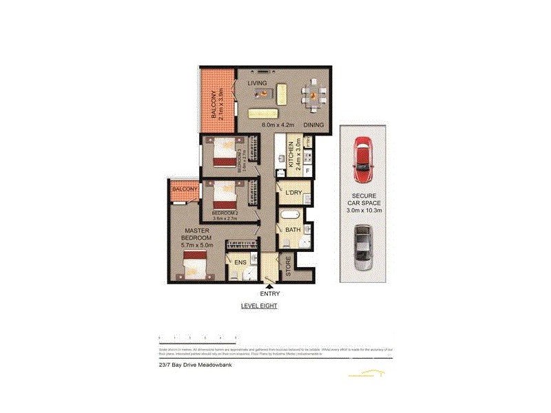 23/7 Bay Drive, Meadowbank NSW 2114 Floorplan