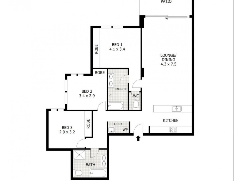 502/7-9 Campbell Crescent, Terrigal NSW 2260 Floorplan