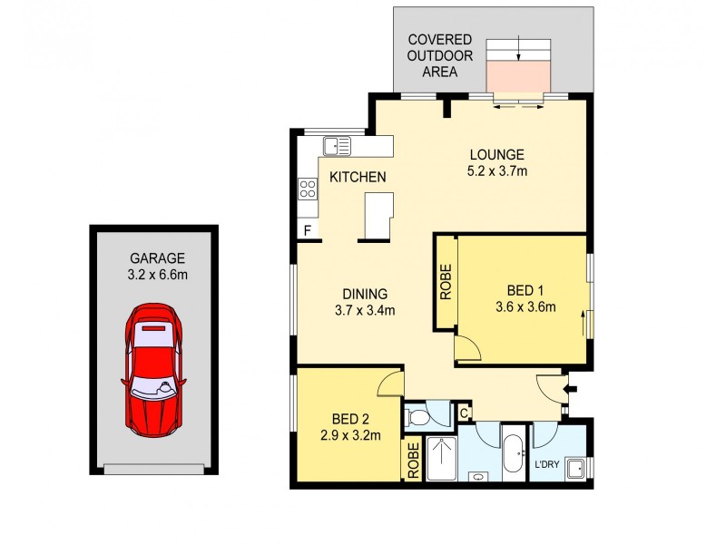 3/19 Whiting Avenue, Terrigal NSW 2260 Floorplan