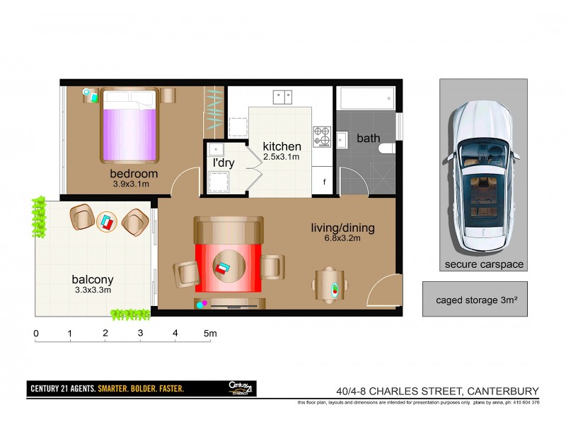 40/4 Charles Street, Canterbury NSW 2193 Floorplan