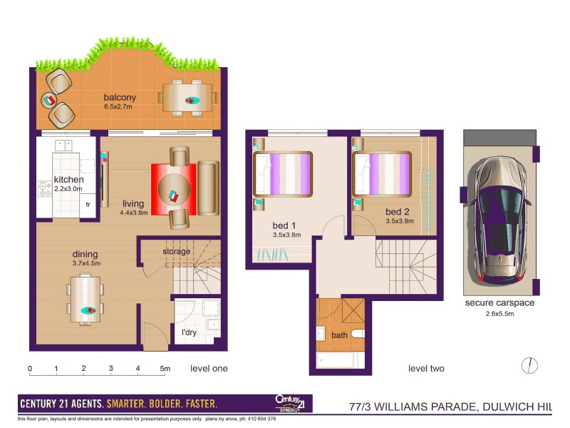 77/3  Williams Parade, Dulwich Hill NSW 2203 Floorplan