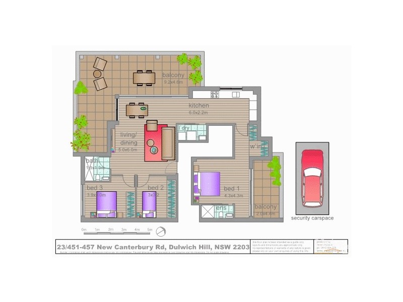 23/451-457 New Canterbury Road, Dulwich Hill NSW 2203 Floorplan