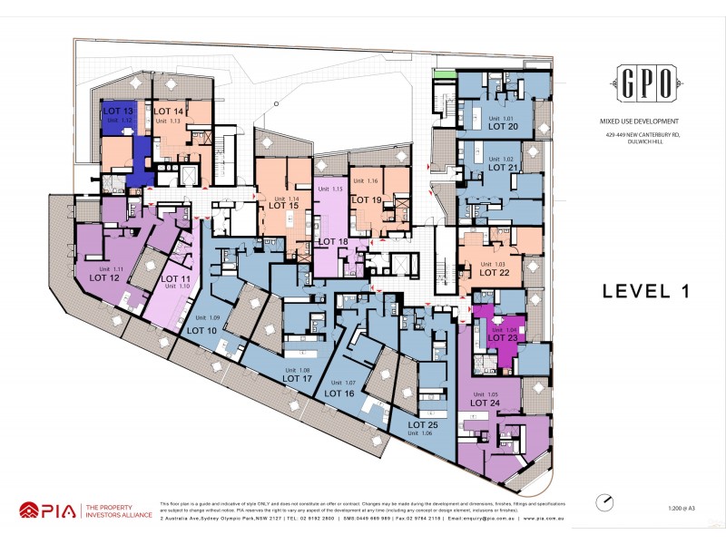 429-449  New Canterbury Rd, Dulwich Hill NSW 2203 Floorplan