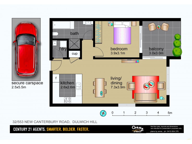 32/553 New Canterbury Rd, Dulwich Hill NSW 2203 Floorplan