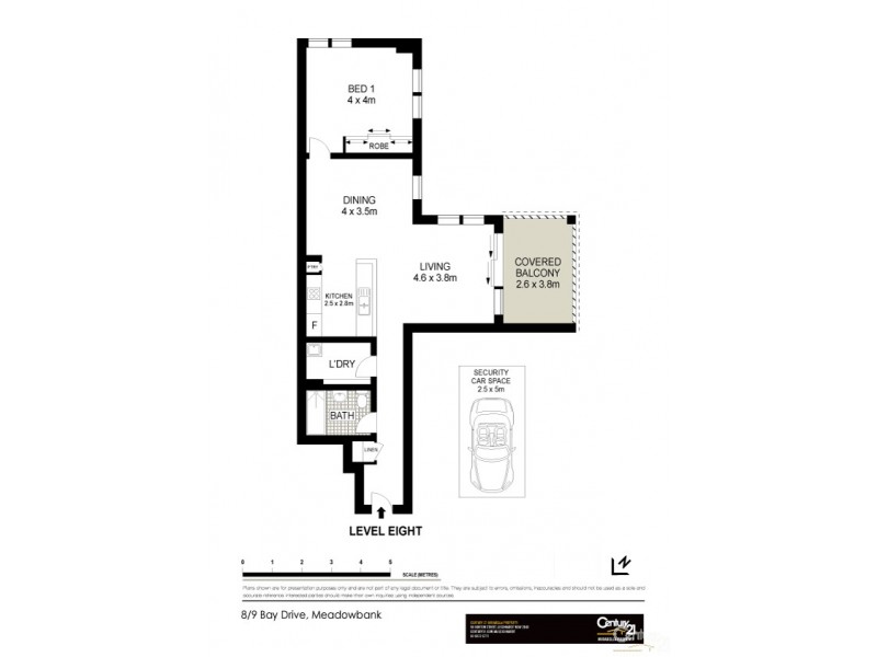 8/9 Bay Drive, Meadowbank NSW 2114 Floorplan