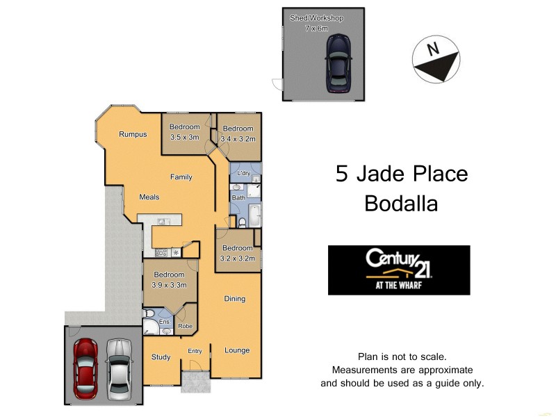 5 Jade Place, Bodalla NSW 2545 Floorplan