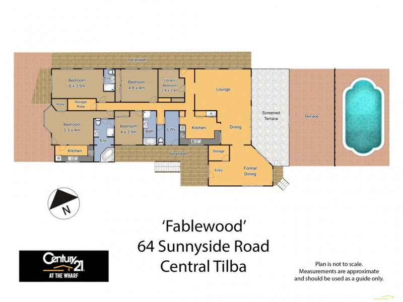 64 Sunnyside Road (Fablewood), Central Tilba NSW 2546 Floorplan