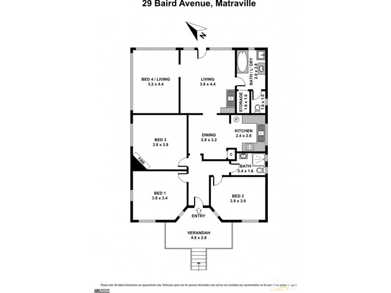 29 Baird Avenue, Matraville NSW 2036 Floorplan
