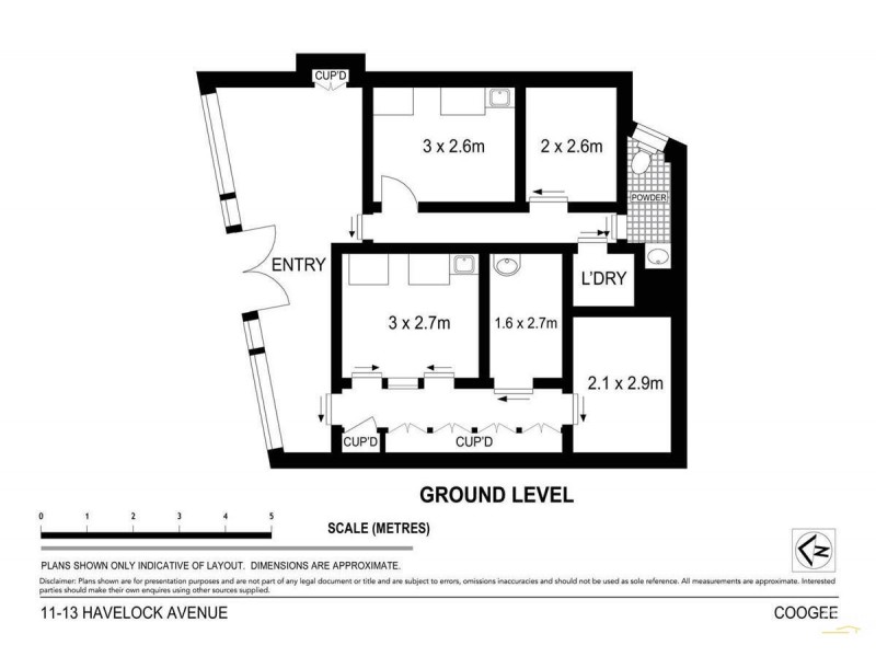 11-13 Havelock Street, Coogee NSW 2034 Floorplan