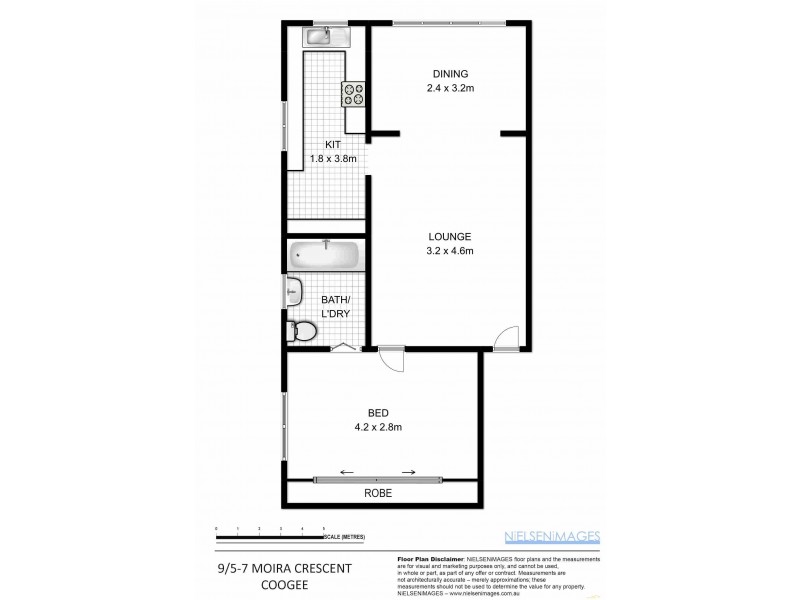 9/5-7 Moira Crescent, Coogee NSW 2034 Floorplan