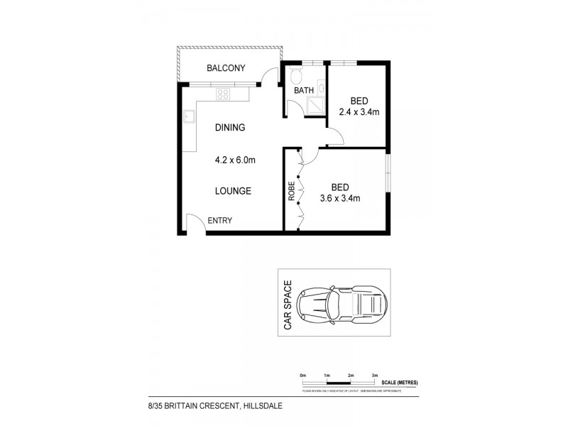 8/35 Brittain Crescent, Hillsdale NSW 2036 Floorplan