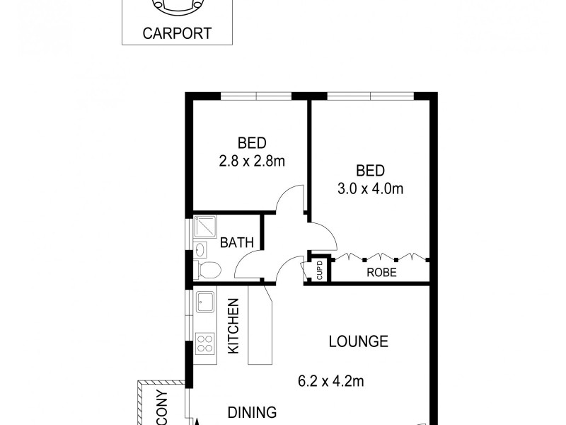 6/33 Brittain Crescent, Hillsdale NSW 2036 Floorplan
