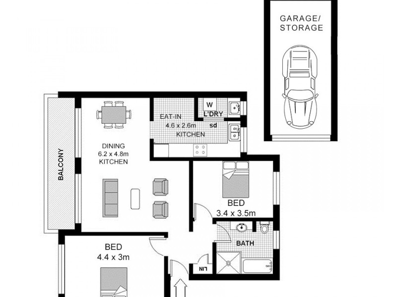 2/71-79 Avoca Street, Randwick NSW 2031 Floorplan